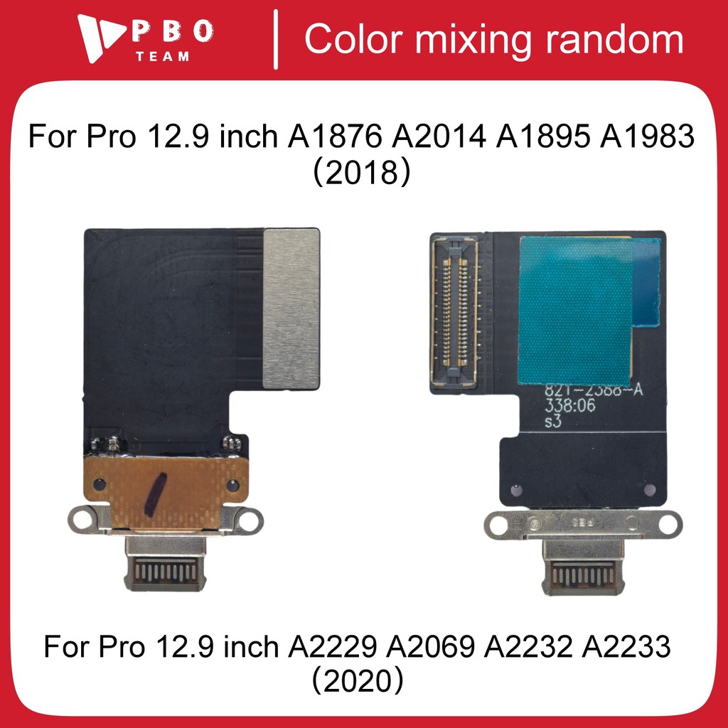1-5pcs Dock Connector ปลั๊กซ็อกเก็ต USB ชาร์จพอร์ต Flex สําหรับ Pad Pro 12.9 นิ้ว 2018 2020 A1876 A2