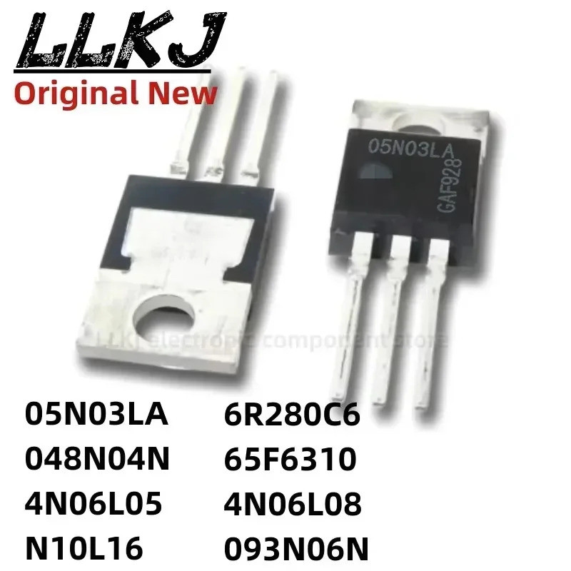 5 ชิ้น IPP05N03LA IPP048N04N IPP4N06L05 IPPN10L16 IPP6R280C6 IPP65F6310 IPP4N06L08 IPP-220N06N06N093