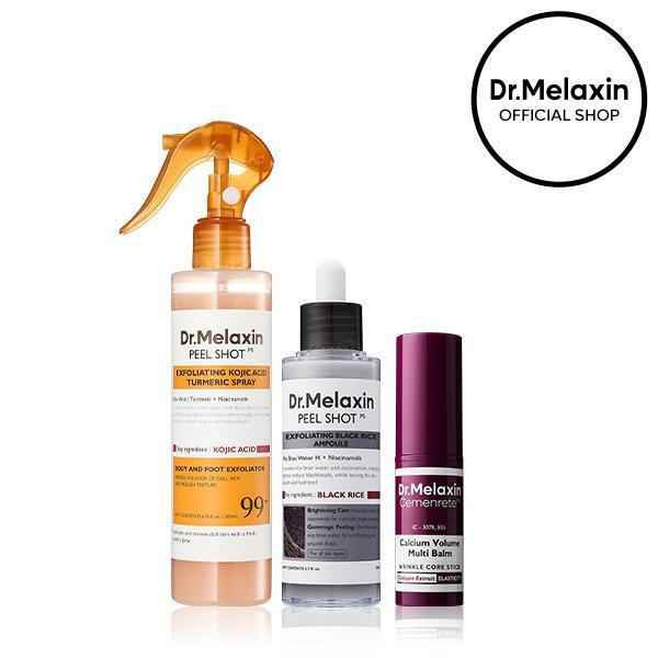 [Dr.MelaxinOfficial]IconicGlowPerfectionTrio|Face&BodyPeeling,EyeVolumeCareforaRadiantเกาหลีGlow