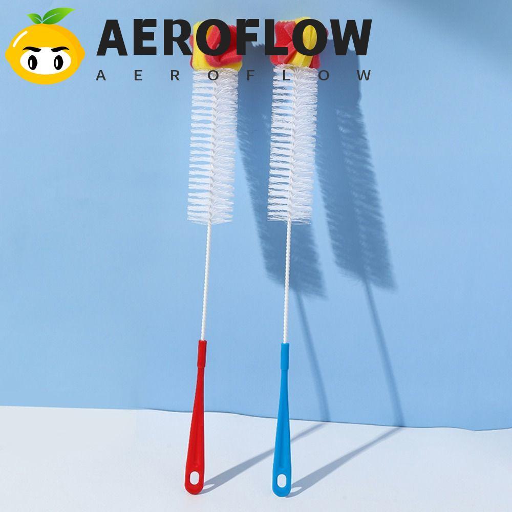 AEROFLOW แปรงขวดเหล้า, พร้อมแปรงขวดพับได้ด้ามยาว, เครื่องมือทําความสะอาดพลาสติกอเนกประสงค์สะดวกแปรงทําความสะอาดขวดบาร์