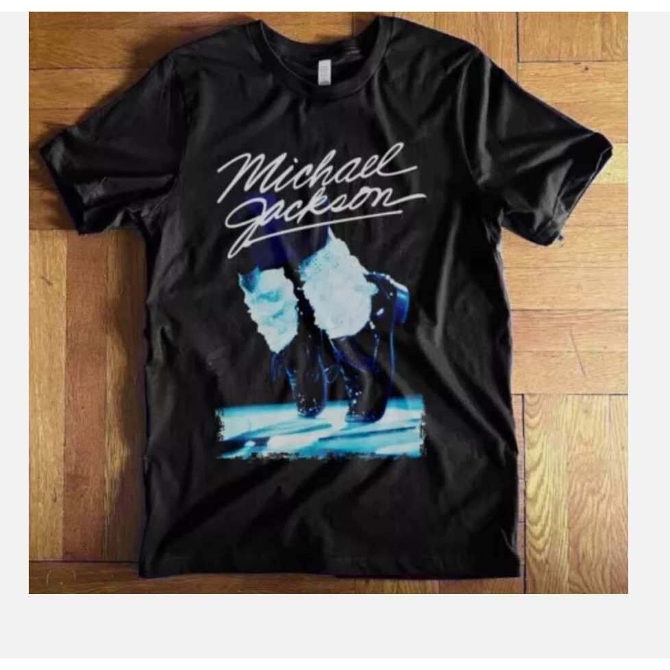 เสื้อยืดลายไมเคิลแจ็คสัน สำหรับทุกเพศ แนวแฟชั่นฤดูร้อน ทำจากผ้าฝ้าย100%