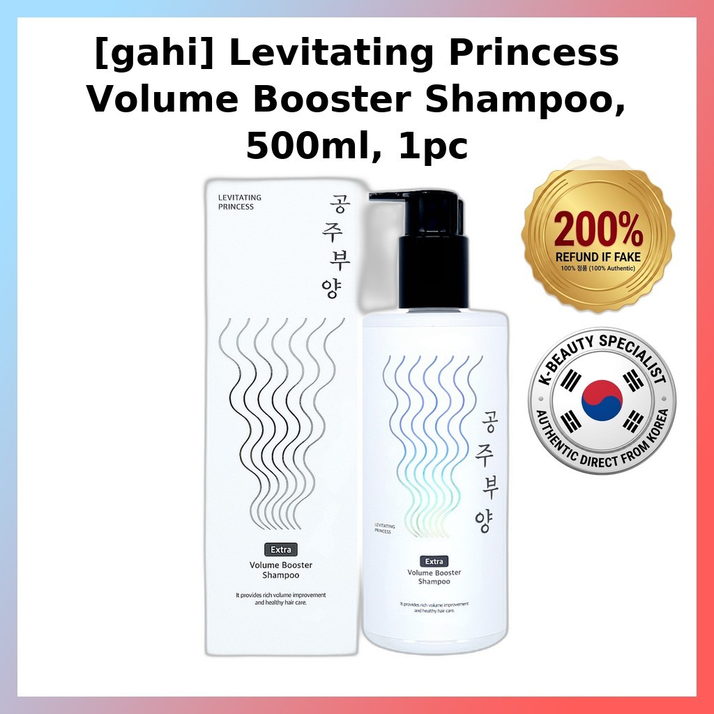 [gahi] Levitation Princess Volume Booster Shampoo, 500ml, 1 ชิ้น / Korean Volume Shampoo / Body & Bo