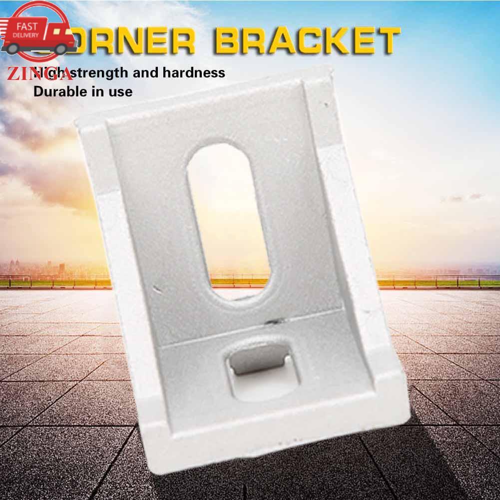 Zinga Zinga Famus 25 ชิ้น 4040 อลูมิเนียมรูปตัว L ขายึดมุมขวาวงเล็บปีกกา Fastener