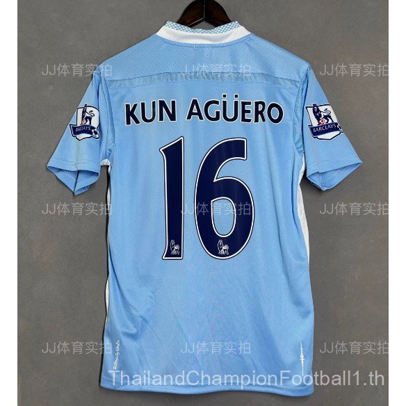เสื้อฟุตบอลแมนเชสเตอร์ซิตี้ Retro สไตล์ ฤดูกาล 11-12 หมายเลข Aguero
