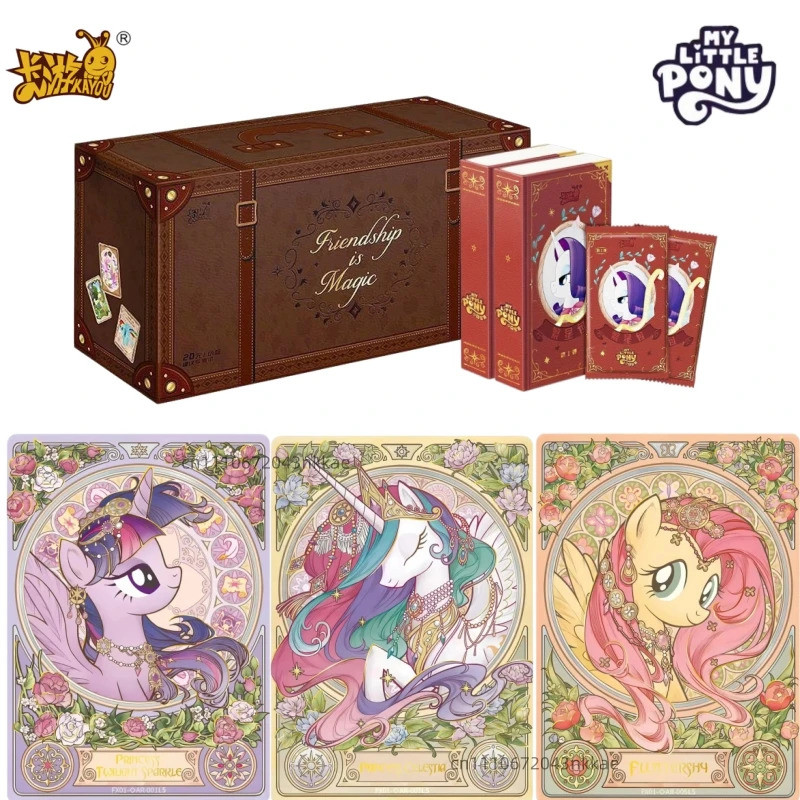 KAYOUของแท้MyLittlePonyStarSeriesCardsTwilightSparkleRainbowDashPinkiePieAnimeCollectionCardsToyGift
