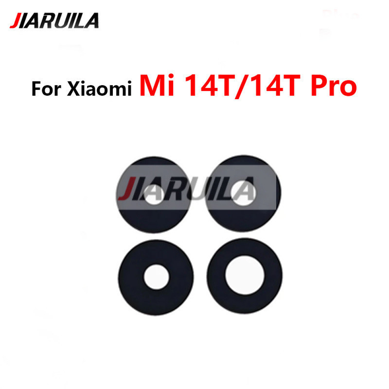 เลนส์กล้องด้านหลังเลนส์กล้องด้านหลังพร้อมสติกเกอร์กาวสําหรับ Xiaomi Mi 14T Pro 13 14 Ultra Pad 5