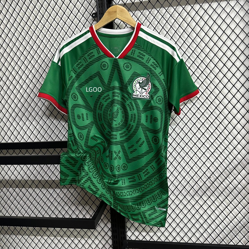 2026/27 Mexico Fans Edition Mens Mexico Home Short Sleeves Football Jersey T-Shirt