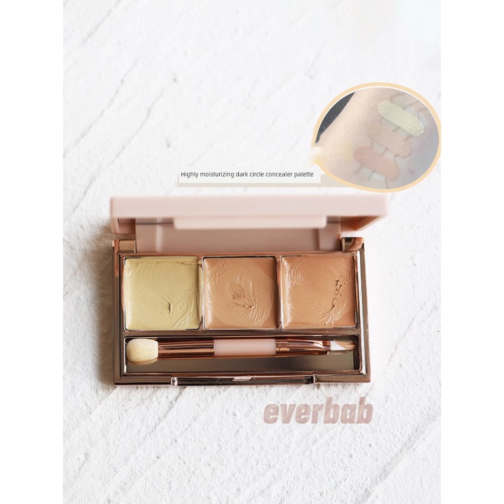คอนซีลเลอร์ concealer ครีมผิวแห้ง คอนซีลเลอร์พาเลท | EVERBAB EVERBAB คอนซีลเลอร์ Full Tricolor 4.5g