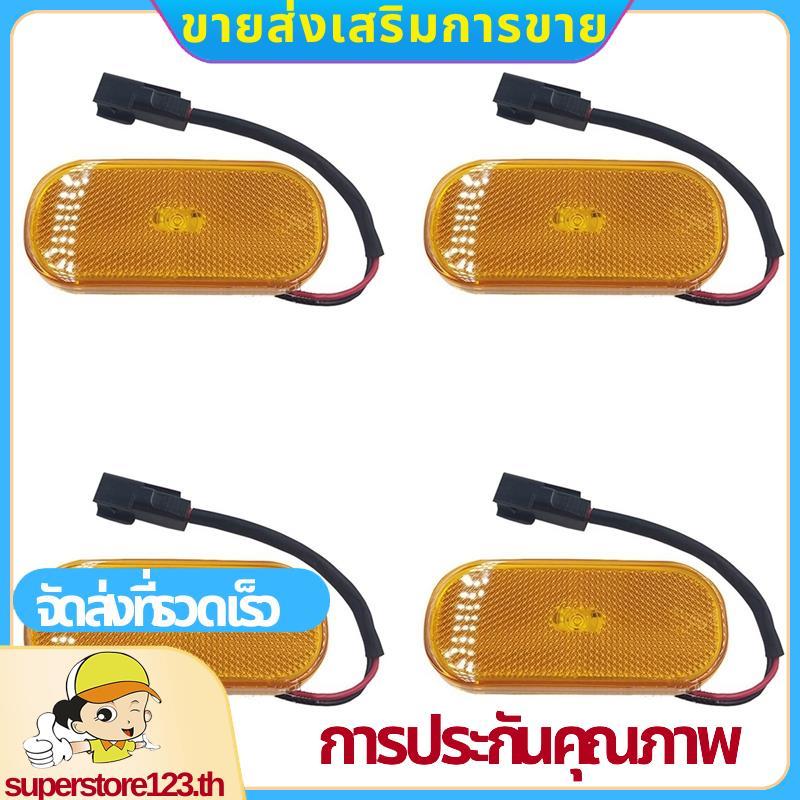 4X อัตโนมัติฮาโลเจนไฟเลี้ยวด้านข้าง Marker โคมไฟสําหรับ Transit MK8 2014 - 2018 BK31-15442-CB .super