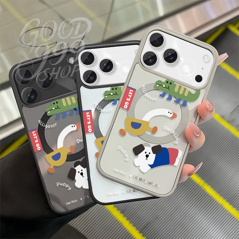 แม่เหล็ก เคสใสกันกระแทก สำหรับ ไอโฟน17Air 11 12 13 14 15 16 17 PROMAX17 16 15Pro16 15 14PLUS8 7Plus XR X XS XSMAX