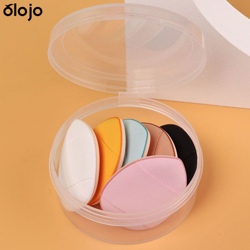 Mini Finger Powder Puff Water-drop Powder Puff คอนซีลเลอร์แป้งพัฟฟองน้ําผ้าฝ้าย Candy-oo