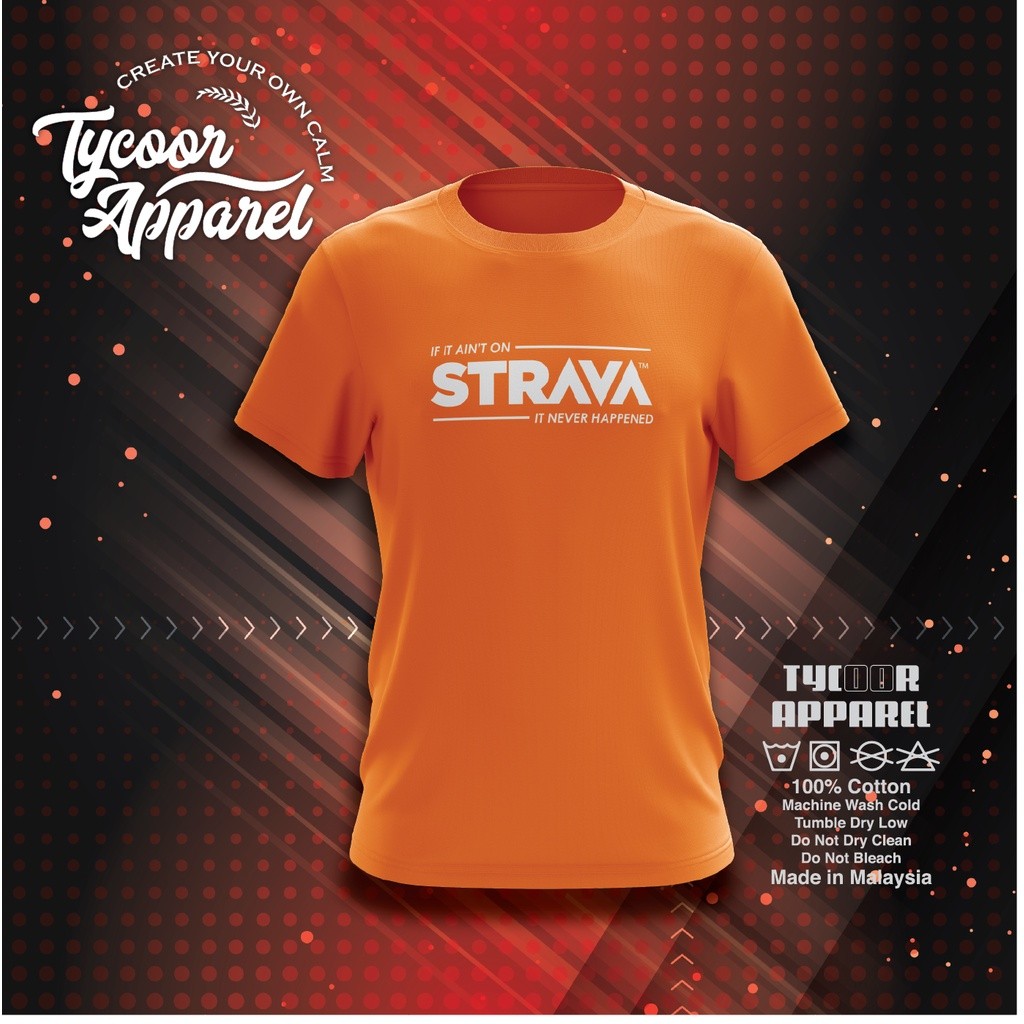 เสื้อยืด Strava T (เสื้อยืดไมโครไฟเบอร์) เสื้อยืดกลางแจ้ง