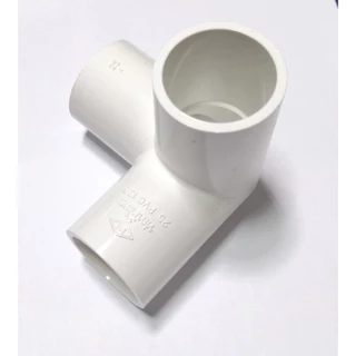 สามทางมุมสีขาว ข้อต่อสามทางฉาก PVC สีขาว ยี่ห้อ ท่อน้ำไทย ขนาด 1/2 3/4 และ 1 " (4หุน 6หุน และ 1นิ้ว)