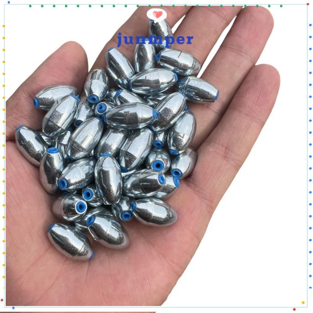 จัมเปอร์ 20pcs ซิงเกอร์ทำจากวัสดุโลหะผสมคาร์บอนและตะกั่ว เหมาะสำหรับการตกปลา ขนาดน้ำหนัก: 3g, 4g, 5g, 6g, 7g, 8g, 9g, 10g