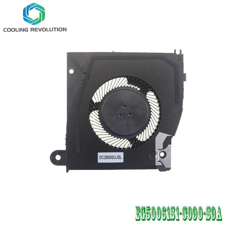 พัดลมระบายความร้อน CPU แล็ปท็อป EG50061S1-C090-S9A DC12V 0.24A 4Pin 0W7KC4 DC28000UJSL