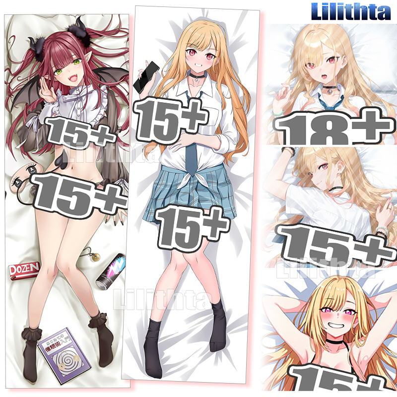 Dakimakura ปลอกหมอน My Dress-Up Darling Kitagawa Marin Body-pillow Cover Custom Made