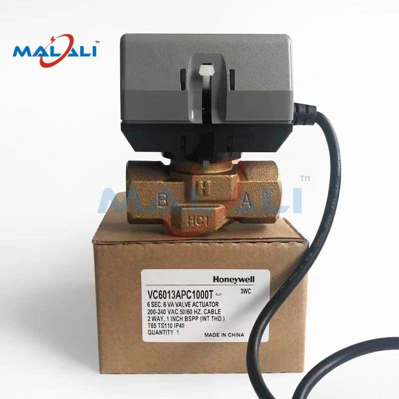 Malali Honeywell วาล์วสองทางไฟฟ้า VN6013 วาล์วน้ําท่อพัดลมจาน VC6013 VN4013