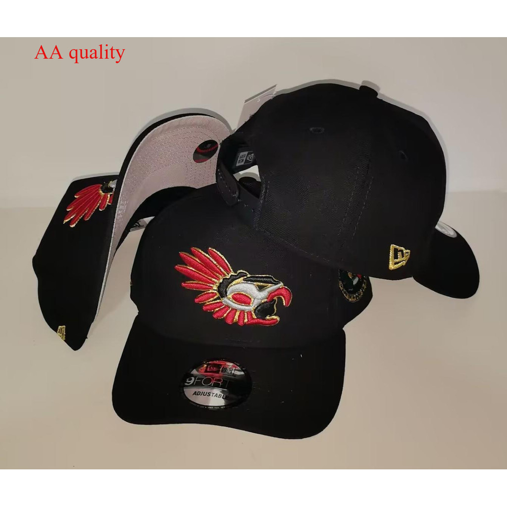 หมวกเบสบอลแบบปรับได้ New Era 9FORTY A-Frame สไตล์ Mexicano Azteca สำหรับทั้งผู้ชายและผู้หญิง ป้องกัน