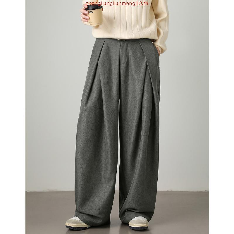 Orbit Wide Pants กางเกงขากว้างทรงกระบอกใหญ่