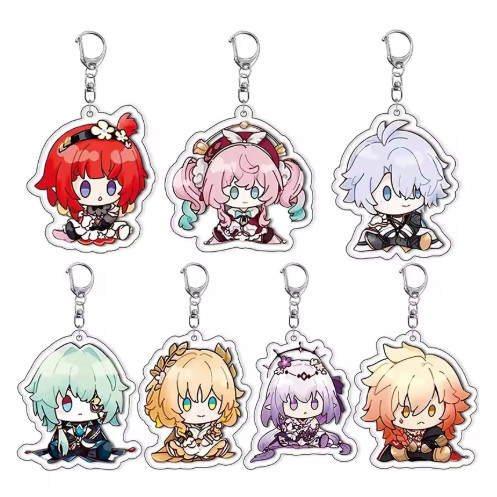 Honkai: ตัวละครพวงกุญแจเกม Star Rail Anaxa, Kainon, Castofrice, Tribios, Hyacine