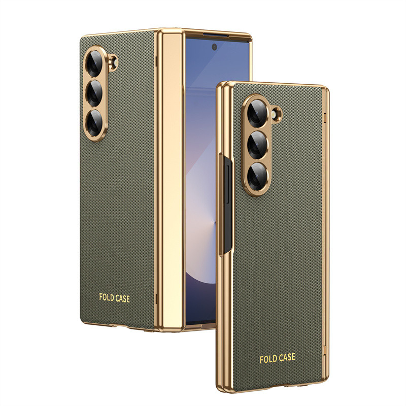 สําหรับ Samsung Galaxy Z Fold 6 เคสโทรศัพท์แบบพับได้ลายเพชรเคลือบด้วยไฟฟ้าระดับไฮเอนด์พร้อมฟิล์มป้องกันการตกแบบรวม – โปรปัง