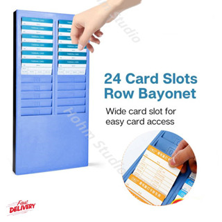 พร้อมส่ง💥แผงเสียบบัตรตอกเวลา 24/50 ช่อง แบบติดผนัง ทนทาน ใช้…