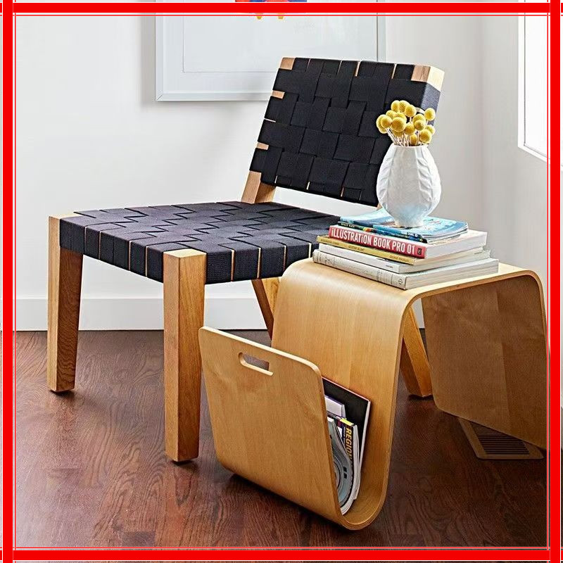 Living room solid wood sofa coffee table bed corner table Nordic N-shaped simple small coffee table 
