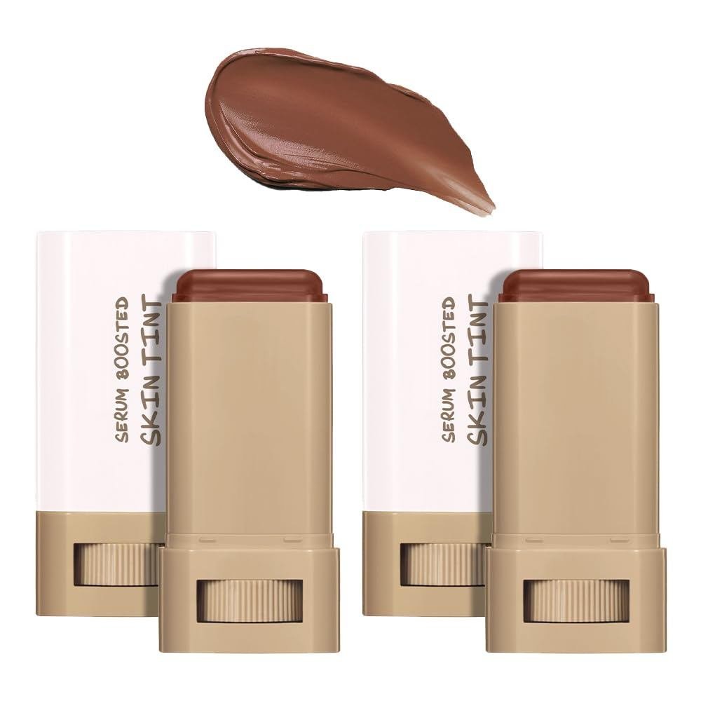 Splendor Serum Boosted Tint Balm, Vitaliq Tint Foundation, Solid Tinted Moisturizing Serum Contour S