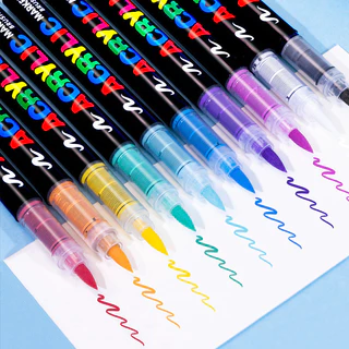 ปากกาอะคริลิก หัวนุ่ม 48/60/80/120 สี อุปกรณ์ศิลปะ สำหรับวาดรูป ระบายสี มาร์กเกอร์อะคริลิก