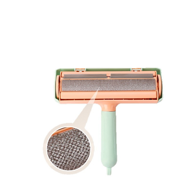 สัตว์เลี้ยงลูกกลิ้งกําจัดขนแปรงสองทางผมเหนียวสัตว์เลี้ยงผมทําความสะอาดโซฟาพรมแมวผมเหนียวอุปกรณ์อุปกรณ์สัตว์เลี้ยง - รูปที่ 7