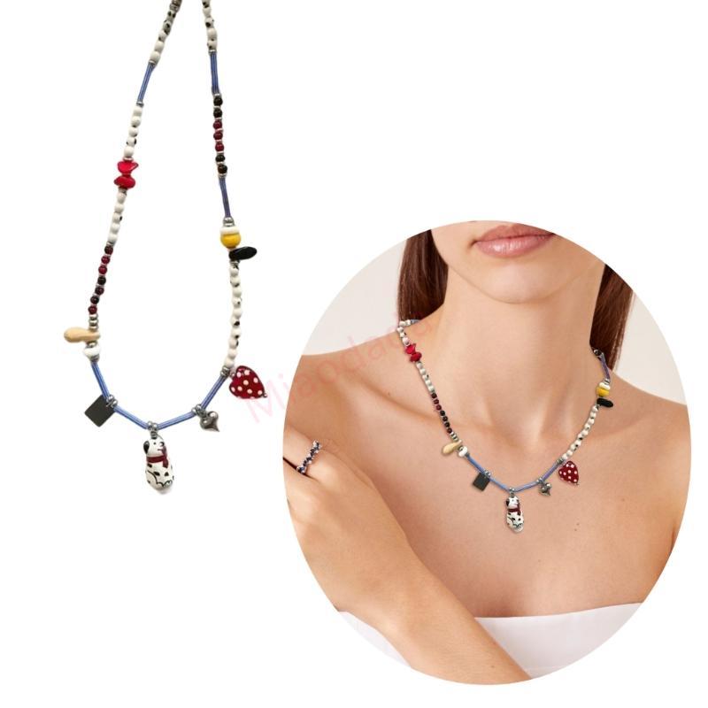 MDD สร้อยคอแฟชั่นปรับได้มีลูกปัด ดีไซน์สำหรับคนรักเพ็ท