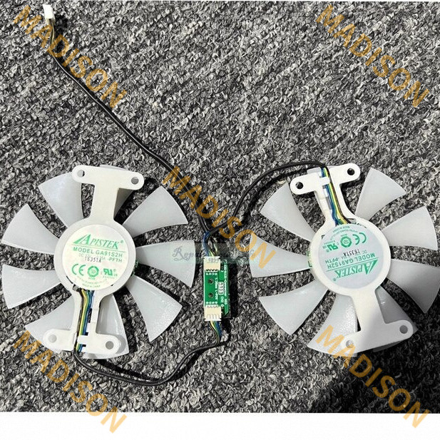 Gtx1060 gtx950 gtx960 950 exoc สีขาว GTX 1060 1063 960 ga91s2h p106 VG GPU พัดลมระบายความร้อนกราฟิก