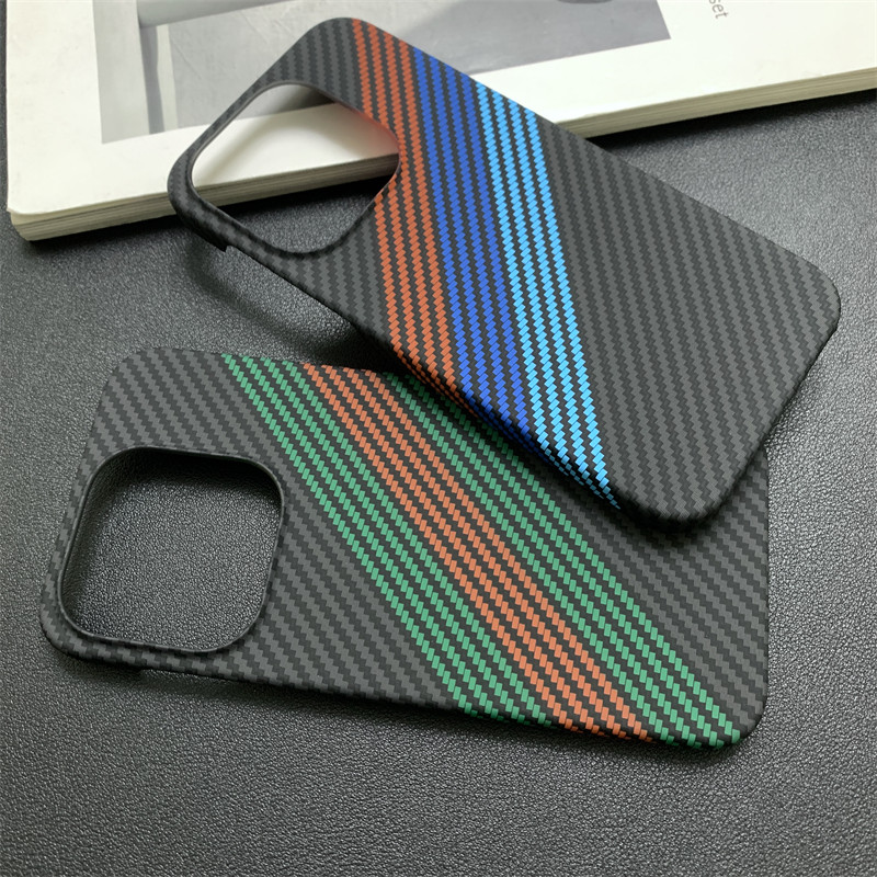 เคสโทรศัพท์ลายไฟเบอร์น้ําหนักเบาสําหรับ Oneplus 15R 13R 12R 13S 1+Nord 5 ฝาครอบป้องกันแบบแข็งไร้ขอบล