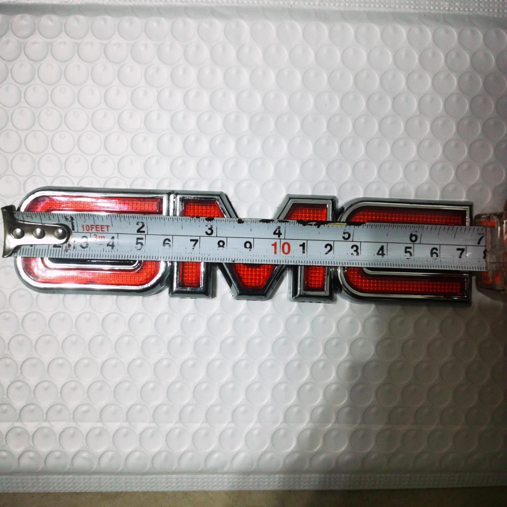 175 มม.สัญลักษณ์สีแดงสําหรับ GMC สติกเกอร์ GMC สติกเกอร์ด้านหลังรถ Tailage สติกเกอร์สําหรับ GMC Yuko