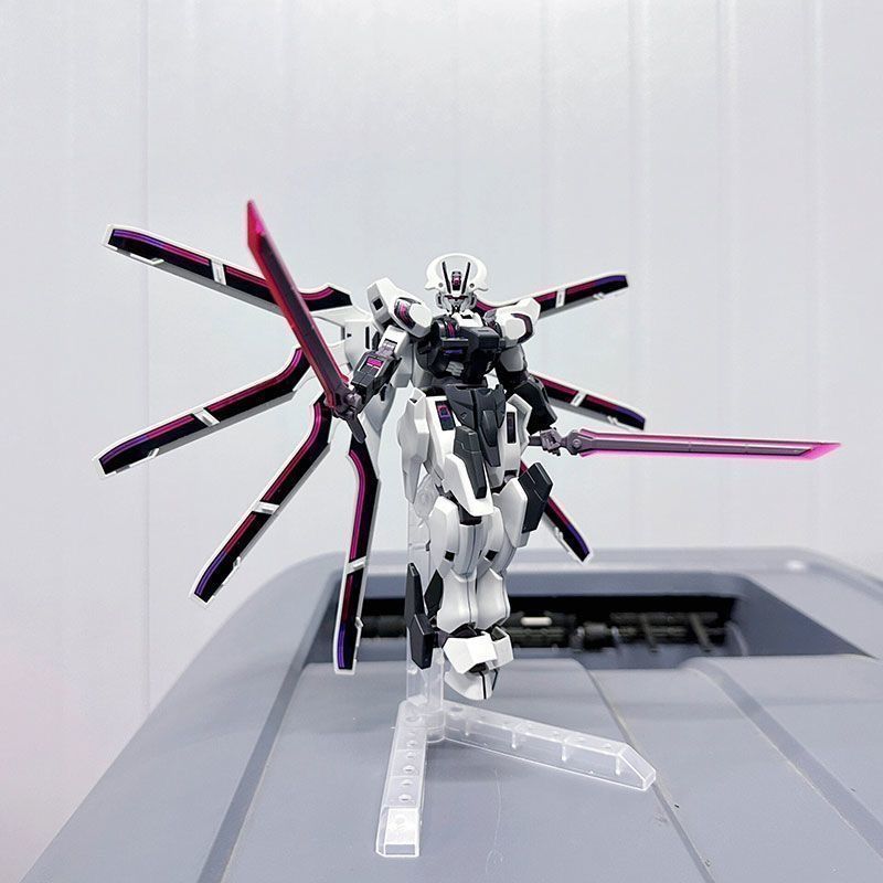 พร้อมสต็อก jms Collection Mercury h Black Neon Purple Warrior Mobile Suit Model Assembly Mercury Wit
