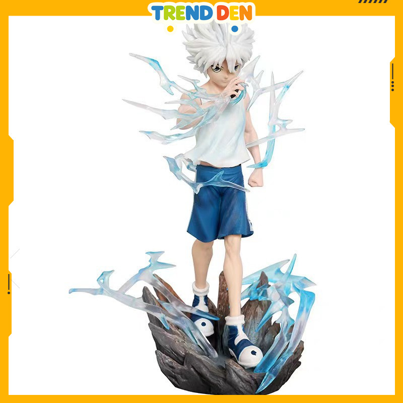 การถ่ายทำจริง ของตกแต่ง ของเล่น ตุ๊กตา Hunter Killua Zoldyck God Speed model figure ของขวัญ doll gif