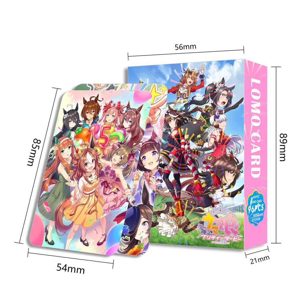 30-96 ชิ้น Manhwa Manga ALIEN STAGE Umamusume Pretty Derby Lomo การ์ดเกม 99 คืนในป่า Photocard Gudet