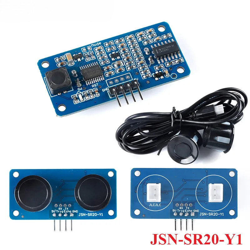 กันน้ํา Ultrasonic Ranging โมดูล JSN-SR04T กันน้ําแบบบูรณาการระยะทางวัดเซ็นเซอร์ Transducer JSN-SR20