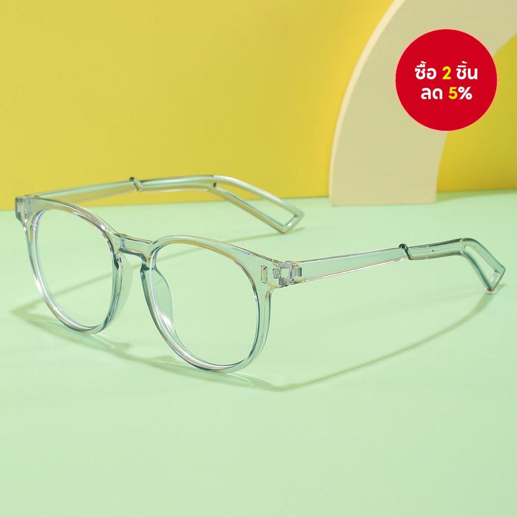  แว่นตาป้องกันแสงสีฟ้าสําหรับเด็กแบบกรอบกลมใหม่ แว่นสายตาเด็กสไตล์เรโทรสําหรับคอมพิวเตอร์และการเรียนออนไลน์