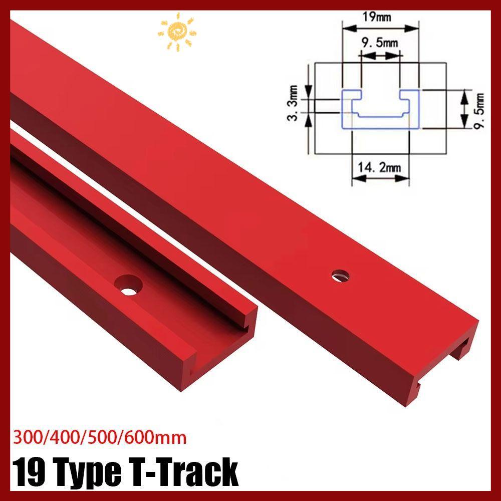 PTKFPT09 1 ชิ้น T-Slot Track,อลูมิเนียม 300-600 มม.T-Track, T Slider Fixture Slot สไลด์รางท่องเที่ยว