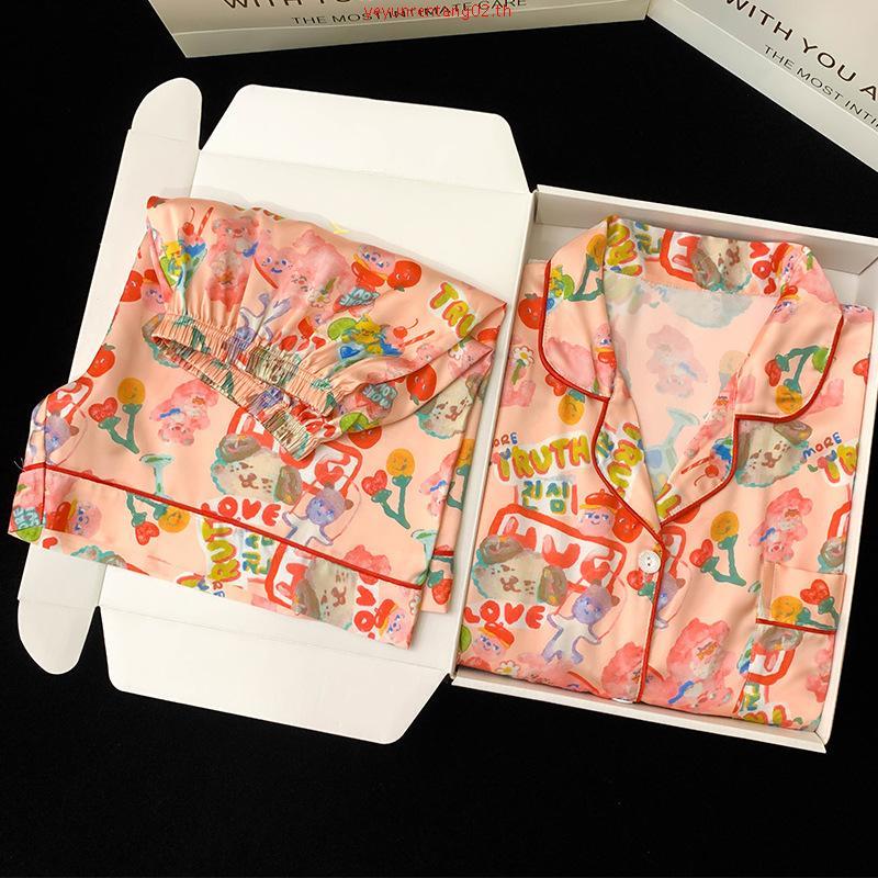 Josilins ชุดนอน ผู้ใหญ่ ลิขสิทธิ์ Disney Pixar Monsters Inc คอลเลคชัน Monster Party ผ้าคอตตอนยืด SM 