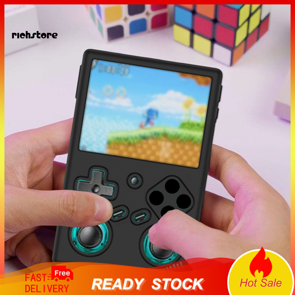 <richstore> คอนโซลเกมมือถือกรณีคอนโซลเกมกันกระแทกซิลิโคนเคสป้องกันสําหรับ Anbernic Rg 35xx Pro คอนโซ