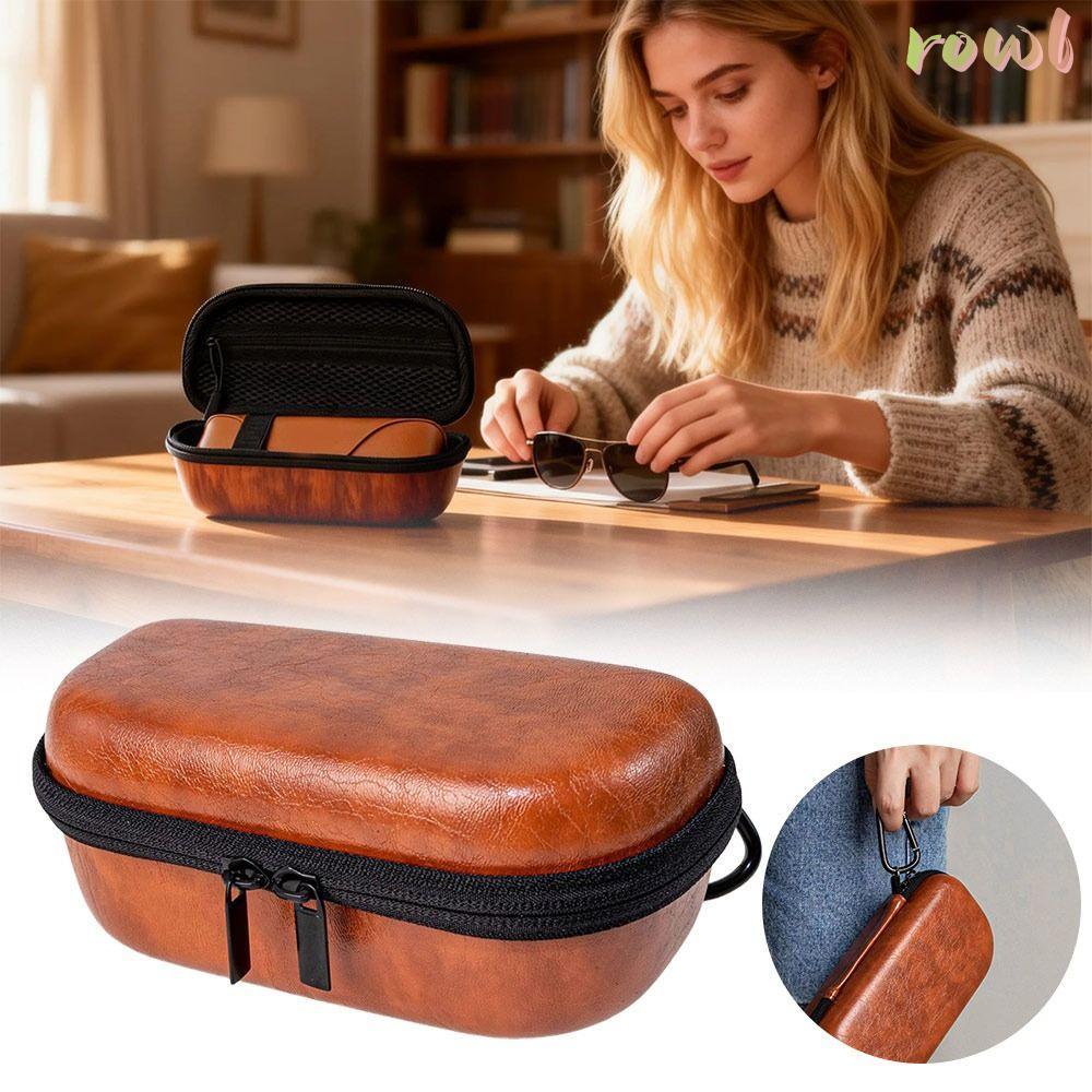ROWL AR แว่นตา, กันกระแทกขนาดใหญ่ความจุกระเป๋าถือ, Hard Shell Universal กันน้ําสําหรับ XREAL AIR 2/A
