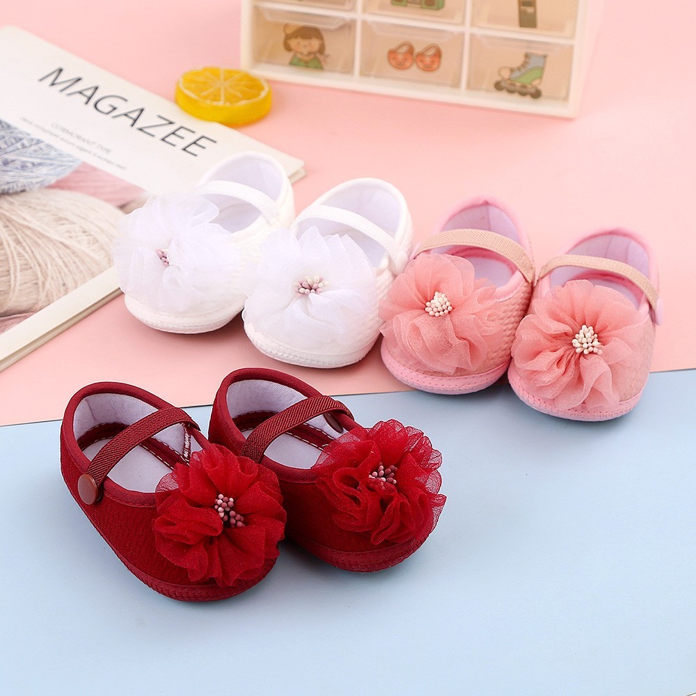 Girls Shoes Baby Girls Spring and Autumn New Style Infant Walking Shoes One-Year-Old Baby Girl s Stu