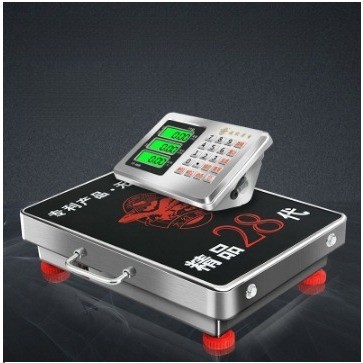 New Waterproof Electronic Scale Commercial Precision 150kg Household Electronic Scale 100kg Platform