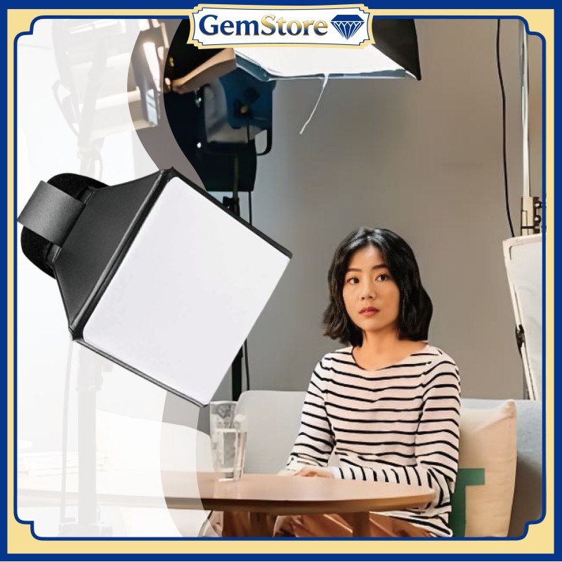 Godox Mini External Flash Softbox กล้อง DSLR Speedlite Softbox Lighting สําหรับสตูดิโอและภาพถ่ายกลาง