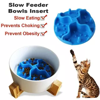 Garfeel Daddy Universal Dog Slow Feeder ใส่ | ซิลิโคน ต่อต้าน-ช็อก สัตว์เลี้ยงชามอุปกรณ์เสริมซิลิโคนช้าป้อนแทรกลื่นนุ่มเสื่ออาหารช้าดูด | ใส่ชามใดๆ