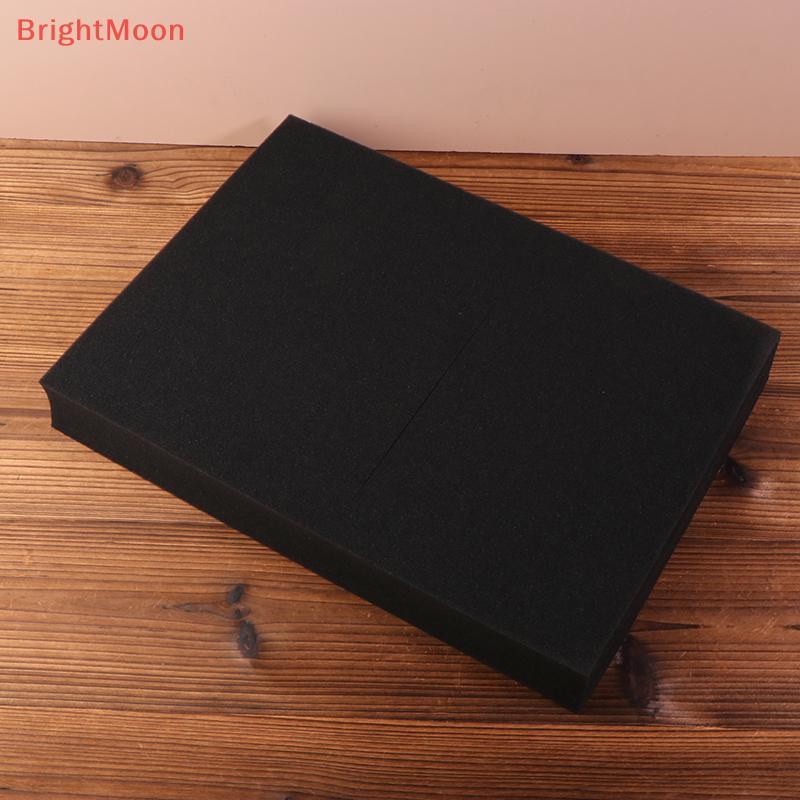 BrightMoon 40x30 ซม.ความหนาแน่นสูง Precorted กล่องเครื่องมือโฟมใส่ Pre-Cut Pick Apart โฟมสําหรับ Hard Case และ Flight Case โฟมเครื่องมือ Organizer