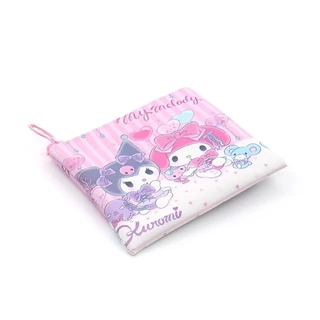 กระเป๋าใส่ของมีซิปปิด การ์ตูนซานริโอ้ ลายน่ารัก สีสดใส ใส่เหรียญ ใส่สมุด ของจุกจิก