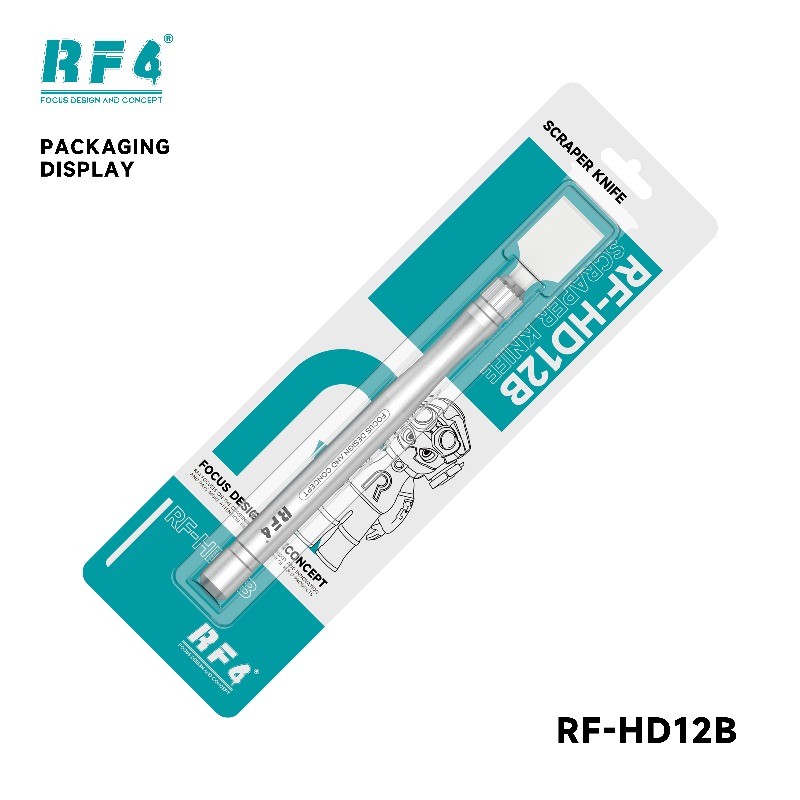RF4 RF-ความละเอียดสูง12ข ที่ขูดเซรามิกสําหรับซ่อมโทรศัพท์มือถือ, มีดโกนชุบดีบุก, มีดโกนบางพิเศษความแข็งสูง, แม่เหล็กป้องกัน